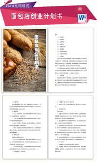 計劃書,面包,創(chuàng)新,創(chuàng)業(yè)