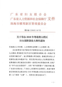 有關(guān)大灣區(qū)創(chuàng)新創(chuàng)業(yè)的文件