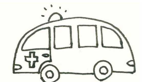 救護車(chē)的畫(huà)法 繪畫(huà),小汽車(chē)的簡(jiǎn)筆畫(huà)圖11