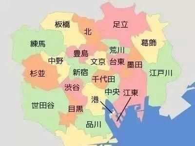 日本東京有幾個(gè)區(qū)