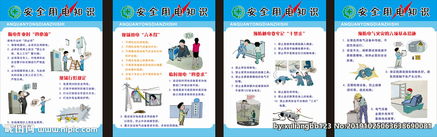 安全用電水知識(shí)展板