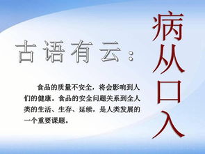 中小學校園食品安全知識課件