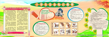 小學(xué)安全知識的畫(huà)