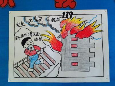 小孩安全知識簡筆畫