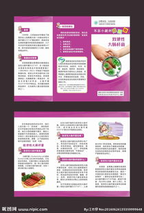 食品安全知識宣傳折頁