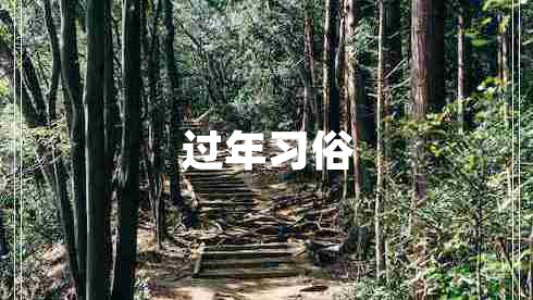 過年習俗