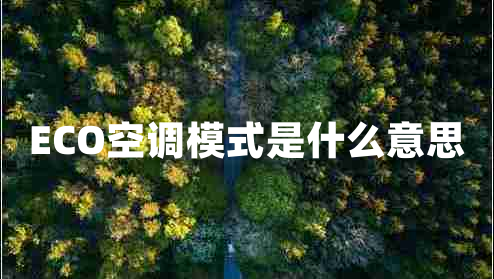 ECO空調模式是什么意思