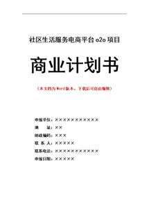 商務(wù)方案策劃論文