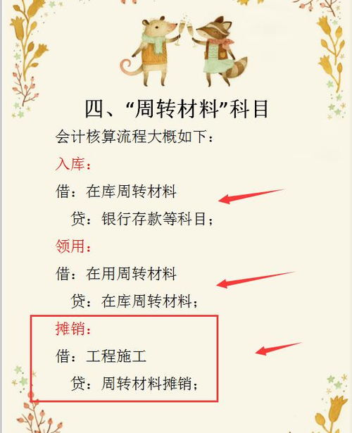 建筑行業(yè)周轉(zhuǎn)材料的會計(jì)科目