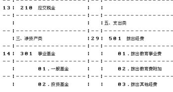 民辦非學校會計科目