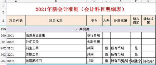 明細,原則,會計科目,設置