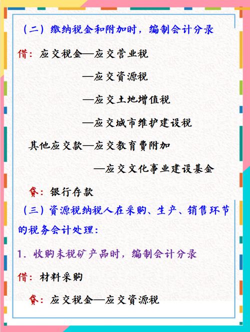 代繳稅務會計科目