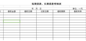 借款,長期,名稱,會計科目