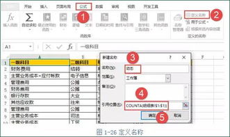 用電子表格建立會(huì )計科目
