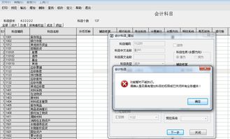 t6提示會計科目無權限