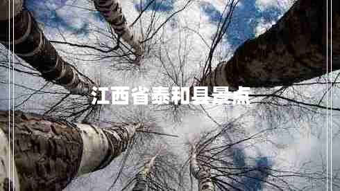 江西省泰和縣景點(diǎn)