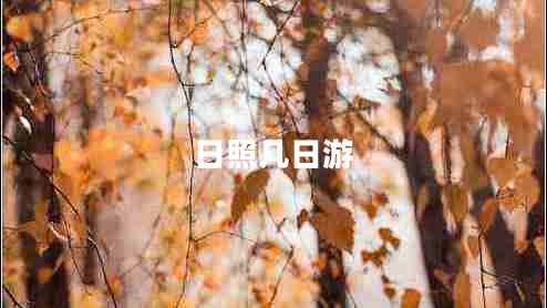 日照幾日游
