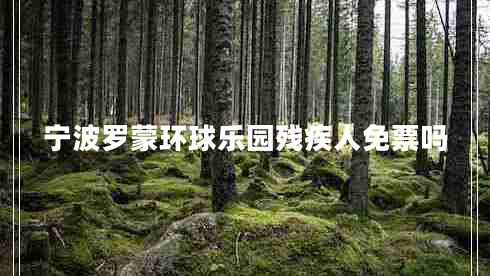 寧波羅蒙環(huán)球樂(lè)園殘疾人免票嗎