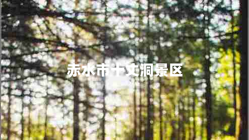 赤水市十丈洞景區(qū)