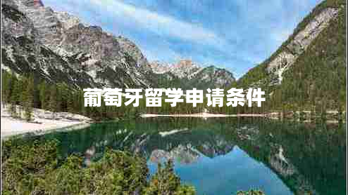 葡萄牙留學申請條件