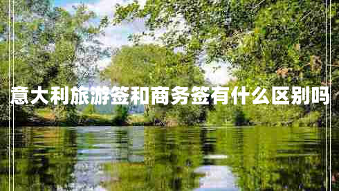 意大利旅游簽和商務(wù)簽有什么區(qū)別嗎