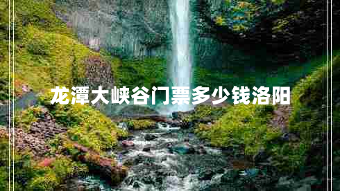 龍?zhí)洞髰{谷門票多少錢洛陽
