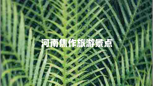 河南焦作旅游景點
