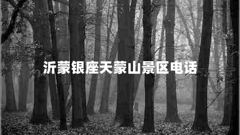 沂蒙銀座天蒙山景區(qū)電話