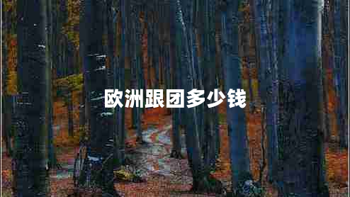 歐洲跟團多少錢