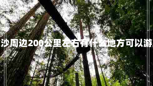 長沙周邊200公里左右有什么地方可以游玩