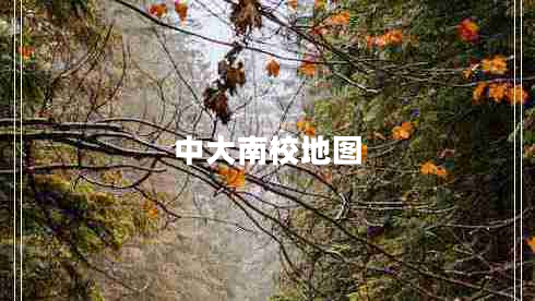 中大南校地圖