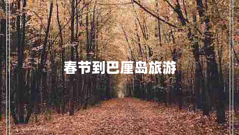 春節(jié)到巴厘島旅游