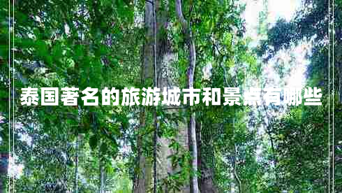 泰國(guó)著名的旅游城市和景點(diǎn)有哪些