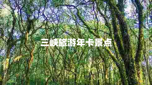 三峽旅游年卡景點