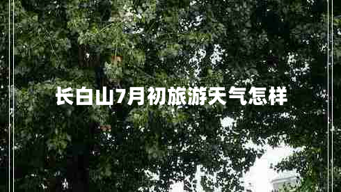 長白山7月初旅游天氣怎樣