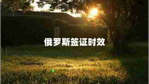 俄羅斯簽證時效
