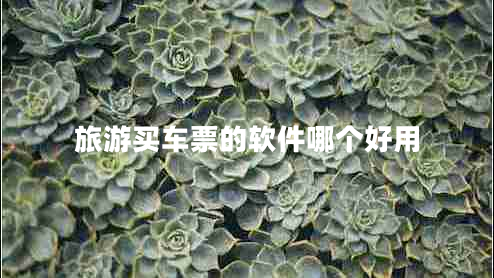 旅游買車票的軟件哪個好用