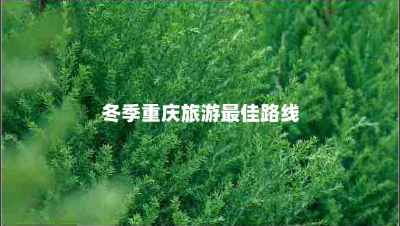 冬季重慶旅游最佳路線(xiàn)