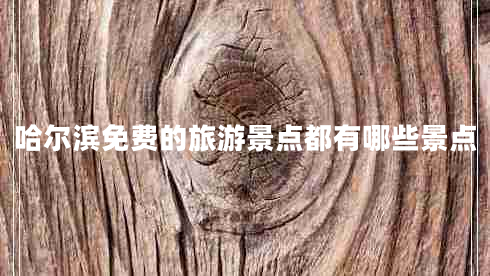 哈爾濱免費的旅游景點(diǎn)都有哪些景點(diǎn)