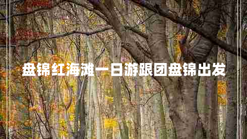 盤(pán)錦紅海灘一日游跟團(tuán)盤(pán)錦出發(fā)