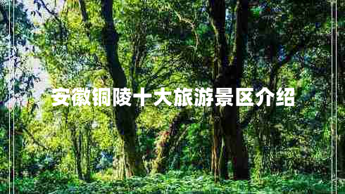 安徽銅陵十大旅游景區介紹