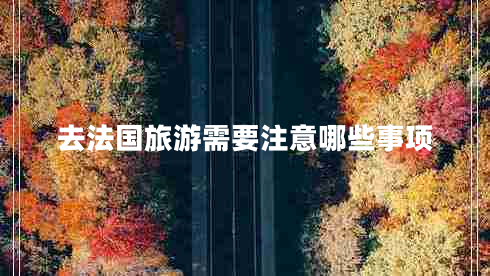 去法國旅游需要注意哪些事項