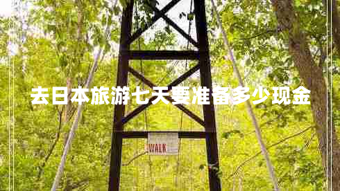 去日本旅游七天要準備多少現金