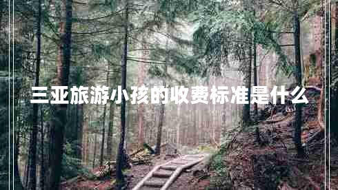 三亞旅游小孩的收費(fèi)標(biāo)準(zhǔn)是什么