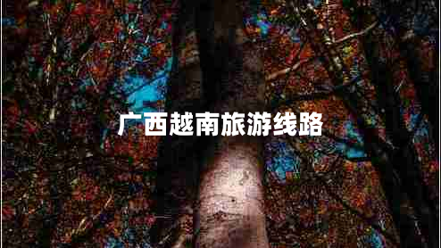 廣西越南旅游線路