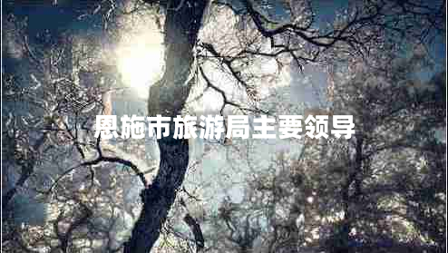 恩施市旅游局主要領(lǐng)導