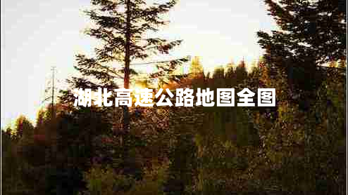 湖北高速公路地圖全圖
