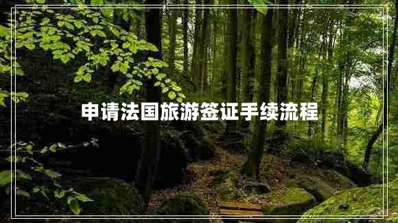 申請法國旅游簽證手續流程