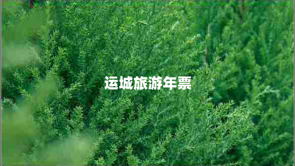 運(yùn)城旅游年票