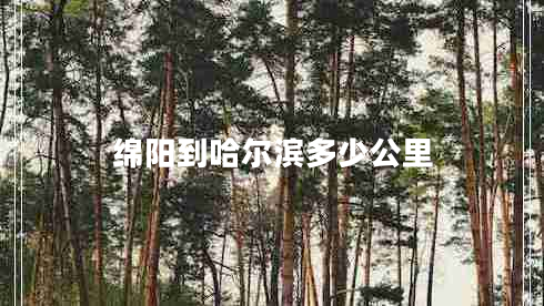 綿陽到哈爾濱多少公里
